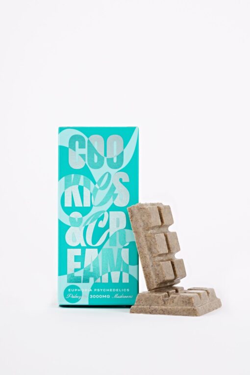 Cookies_Cream_3000MG_FrontProduct_EP-1025x1536-1 Euphoria Psychedelics – Cookies and Cream (Mushroom Chocolates)