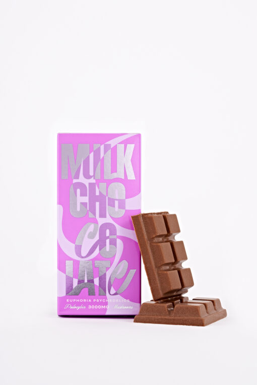 Milk-Chocolate_3000MG_FrontProduct_EP Euphoria Psychedelics Milk Mushroom Chocolates
