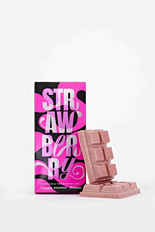 Strawberry-Swirl_6000MG_FrontProduct_EP Strawberry Swirl Mushroom Chocolates