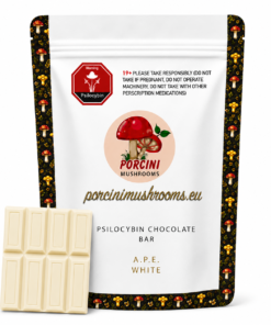 410fea10-0c1a-40b2-a59b-35d74a532ad6 A.P.E Psilocybin White Chocolate Bar