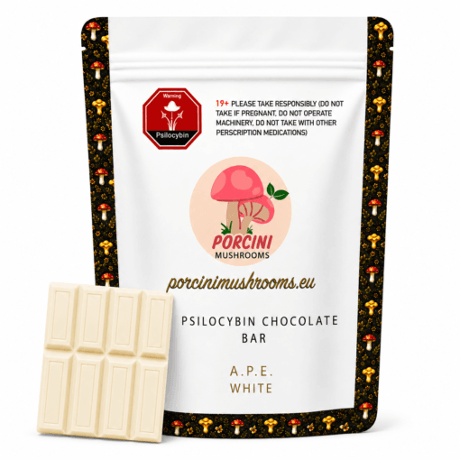 a.p.e psilocybin white chocolate bar