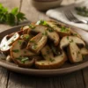 rustic-image-of-fresh-porcini-on-a-plate-ready-to-eat Fresh Wild Porcini Mushrooms