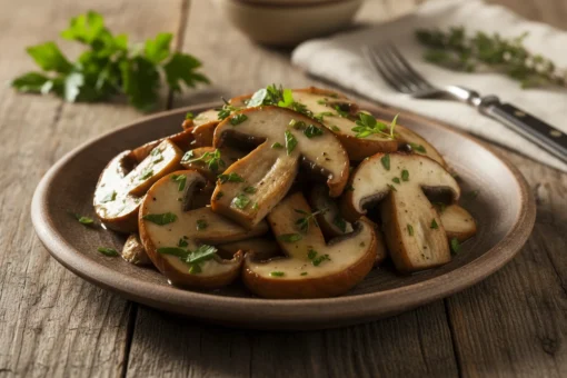 rustic-image-of-fresh-porcini-on-a-plate-ready-to-eat Fresh Wild Porcini Mushrooms